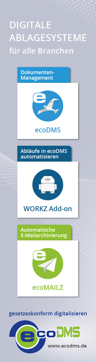 ecoDMS Produkte - Digitale Ablagesysteme